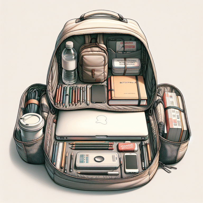 one backpack packing guide for minimalist students