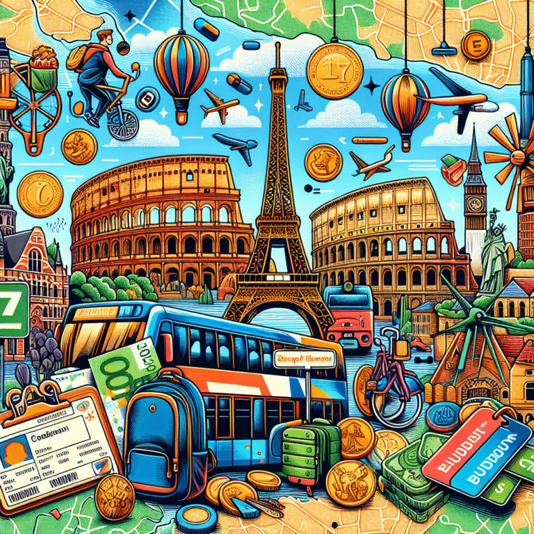 student travel guide for exploring Europe on a budget