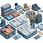 winter travel packing tips for students on a budget