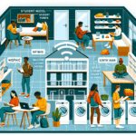 student hostels equipped with WiFi and laundry services