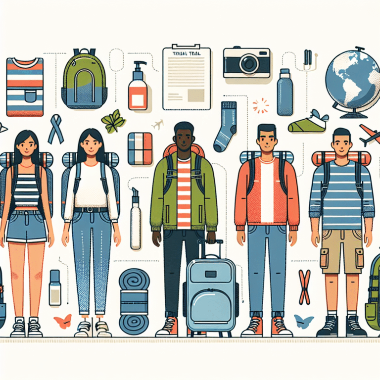 how to pack light for student trips