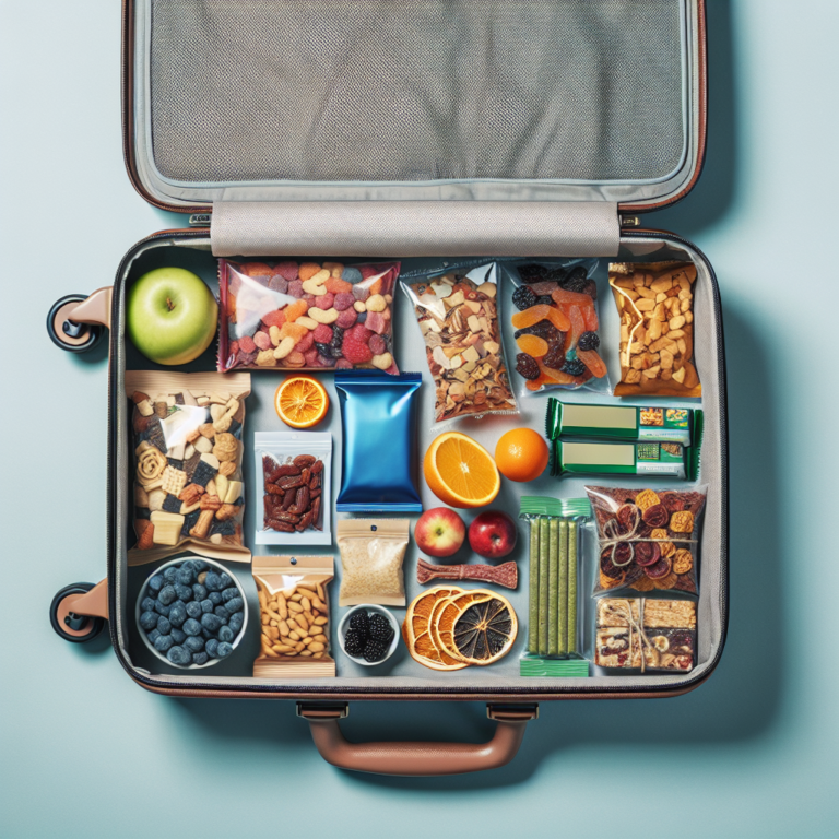 how to pack snacks and food for travel