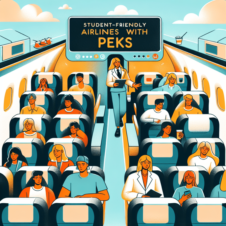 student-friendly airlines with perks
