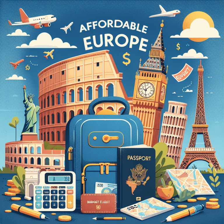 student travel guide to affordable Europe