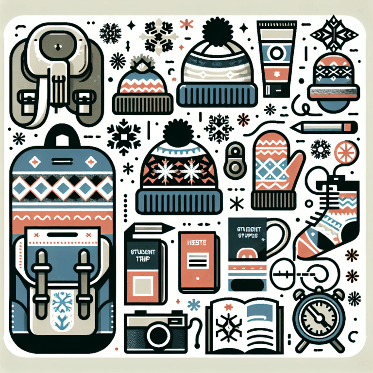packing for winter student trips